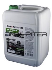 Антифриз 10L G11 Зеленый готовый, CH015