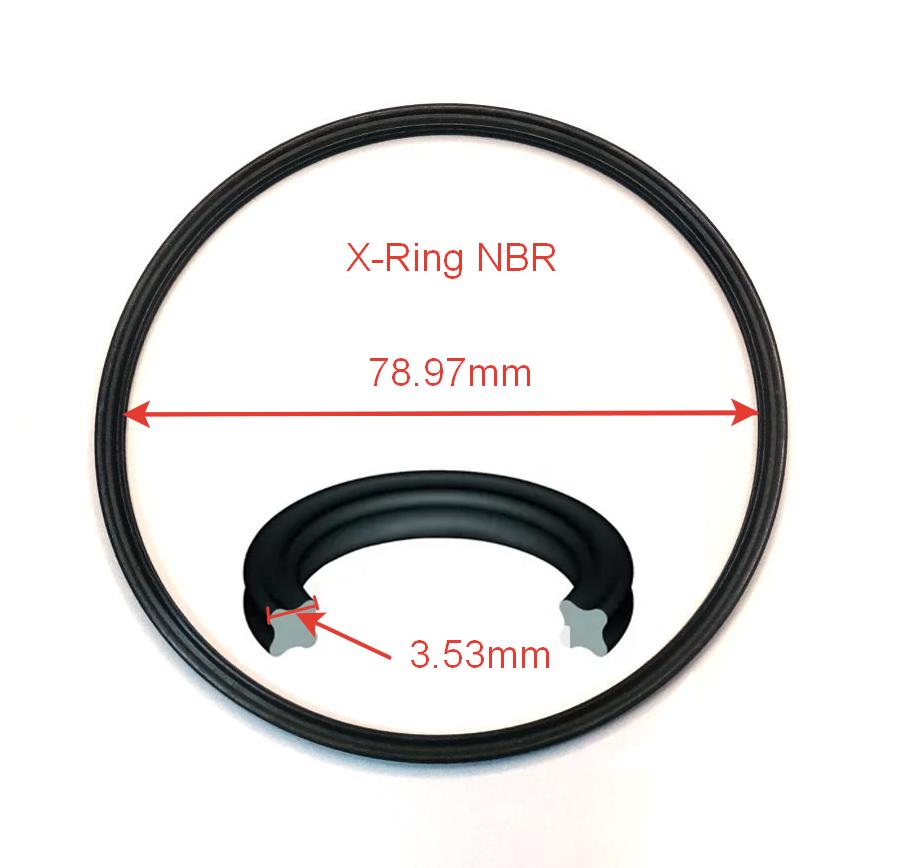 Кольцо уплотнительное X-Ring 78,97*3,53 (78.97x3.53) NBR (Х-образное)