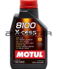 Масло в двигатель 8100 X-Cess SAE 5W40 BMW LL-01 1л, 102784