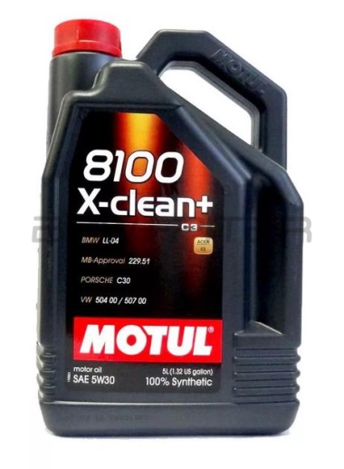Масло в двигатель 8100 X-Clean+ SAE 5W-30 BMW LL-04   5L, 106377